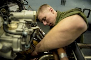 Mechanic Using Wrench